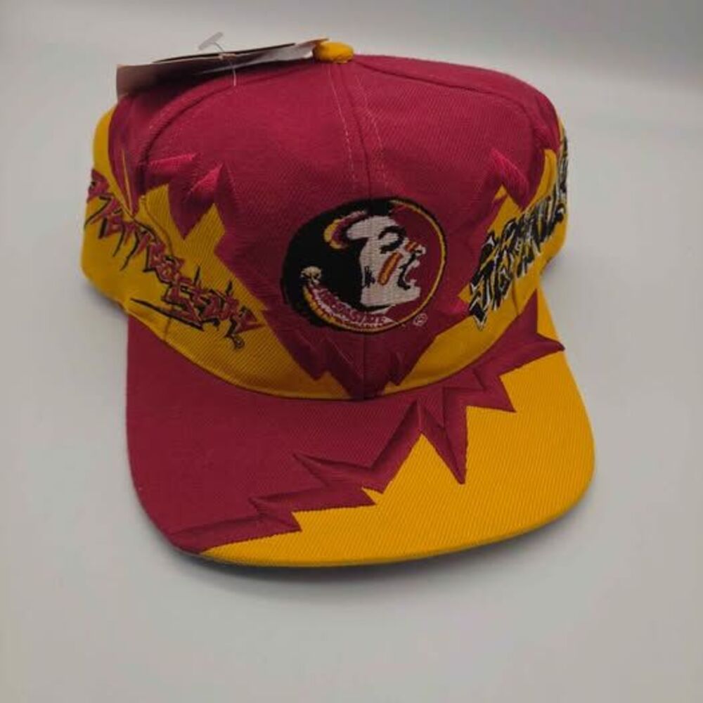 Vintage 90s Florida State Seminoles Drew Pearson Jagged Edge Hat NEW w TAG